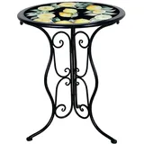 Hti-Living Gartentisch Menton 55 x 55 x 70 cm Schwarz