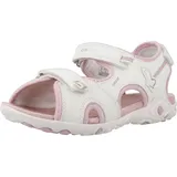 GEOX J Whinberry G Sandal, White/PINK, 36