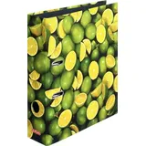maX.file Motivordner DIN A4 80 mm Limette 1 St.