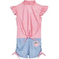 Playshoes UV-Schutz Einteiler Krebs blau-pink, 74/80