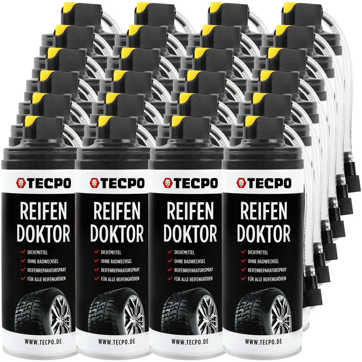 24x TECPO Reifen Doktor Dichtmittel, 400 ml