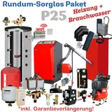 ATMOS P 25 PA Rundum-Sorglos-Paket Pellets, KE-1000, WIFI, Partikelabscheider