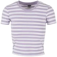 URBAN CLASSICS Damen T-Shirt Ladies Short Striped Tee, crop