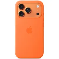 Apple iPhone 17 Pro Silikon Case mit MagSafe Orange