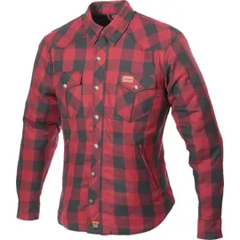 BÜSE Fairbanks Motorradjacke Textilhemd Rot 34