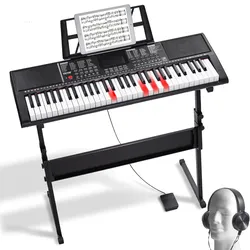 VEVOR 61 Tasten Digital Piano E-Piano Klavier Ständer Sustain-Pedal 500 Rhythmen