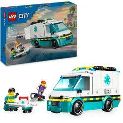 LEGO City Rettungswagen - Bauspielzeug für Kleinkinder ab 5 Jahren 60451