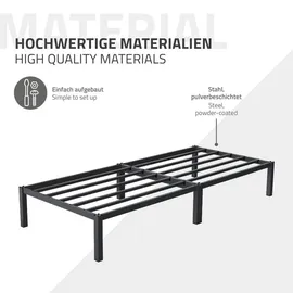 ML-Design 90 x 200 cm Anthrazit