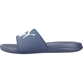 Puma Unisex Popcat 20 Slide Sandal, Inky Blue White, 39