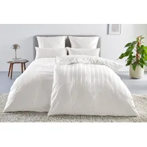 LeGer Home by Lena Gercke Leonore Gestreift Beige 135 x 200 cm + 2 x 80 x 80 cm