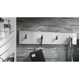 Vladon Garderobenpaneel Linea 72,5 x 14,5 x 3,5 cm Weiß Hochglanz