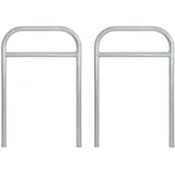 Trutzholm Fahrradständer Typ H 115 x 78 cm Stahl feuerverzinkt Ø 49 mm