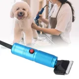 Tierpflege-schermaschine – Wiederaufladbares Schergerät Für Schafe, Ziegen, Hunde Und Alpakas – Elektrische Schere Mit Etui, 100–240 V Us-stecker, Blaues Abs Und Edelstahl