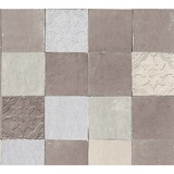 A.S. Création New Walls Vliestapete Fliese (Creme/Grau, Fliesenoptik, 10,05 x 0,53 m)