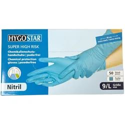 Nitril Chemikalienschutz-Handschuhe Super High Risk - Größe L