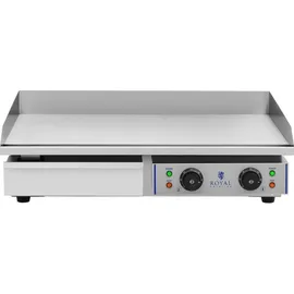 Royal Catering Elektro-Grillplatte 72,5 cm - glatt - 2 x 2,2 kW