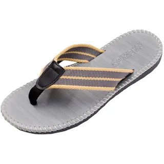 SRZYMJ Sandalen Herren Grey Flip-On Zehentrenner | Flip Flops | Badelatschen | Strandschuhe | Duschlatschen | Zehenstegpantolette | Freizeit | Bad | Sauna Schuhe | Sandalen Slipper Zehensandalen 44 - 44 EU