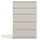 veneti Grosse Kommode Malwa M5 Schrank 5 Schubladen Kaschmir Beige Für Zuhause Für Büro - Beige