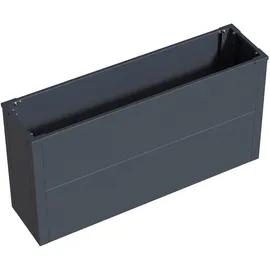 Westmann Talus Pflanzkübel 100 x 25 x 52 cm Anthrazit