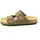 ROHDE Alba für Damen Frauen Sandale Pantolette Zweiriemer Hausschuhe 5631 braun, Schuhgröße:43 EU