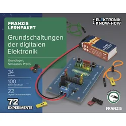 FRANZIS Lernpaket Grundschaltungen der digitalen Elektronik 67204, ab 14 Jahre