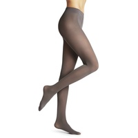 Falke Damen Strumpfhose Pure Matt 50 DEN W TI halb-blickdicht einfarbig 1 Stück, Grau (Platinum 3903) neu - umweltfreundlich, M-L