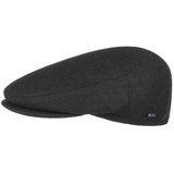 Lipodo Flat Cap (1-St) Flatcap mit Schirm, Made in Italy schwarz 55 cm