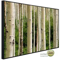 papermoon Infrarotheizung »EcoHeat - Aspen Woods im Sommer«, Matt-Effekt - bunt