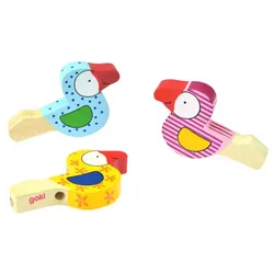 goki Bunte Vogeltröte, 1 Stück, Farben sortiert