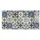 Tulup Kamin Glasplatte 140 x 70 x 0,4 cm Funkenschutzplatte Blau
