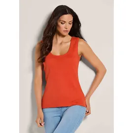 Madeleine Kurzes Freizeittop mit breiten Trägern in blutorange | Gr.: 34