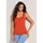 Madeleine Kurzes Freizeittop mit breiten Trägern in blutorange | Gr.: 34
