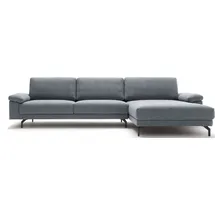 creation by rolf benz Eckcouch 2-Sitzer Blau