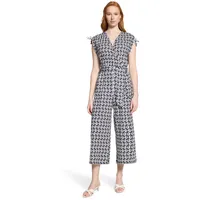 Betty Barclay Jumpsuit dunkelblau | weiß L