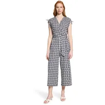 Betty Barclay Jumpsuit dunkelblau | weiß L