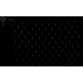 GLOBO Solar-Lichterkette Kunststoff 1,1 m Schwarz Matt