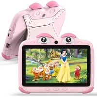 Ascrecem Kinder Tablet 7 Zoll Kids Tablets Android Baby Tablet für Kinder mit WiFi Dual Kamera kindertablet Bluetooth,Kindersicherung,Quad Core,2GB RAM 32GB ROM ab 3-14 Jahre für Mädchen Junge Youtube