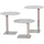 Spinder DESIGN "SUNNY 50", grau (silky taupe, silky taupe, silky taupe, silky taupe, silky taupe, silky taupe), B/H/T: 40cm x 50cm x 40cm, Tische, Beistelltisch, aus Stahl