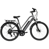 AsVIVA E-Bike CityBike 28" B15-GS AsVIVA 36V Trekkingrad Elektrofahrrad grau 250W 45 NM Heckmotor 7 Gang Schaltung - Grau