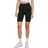 URBAN CLASSICS Ladies Organic Stretch Jersey Cycle Short schwarz
