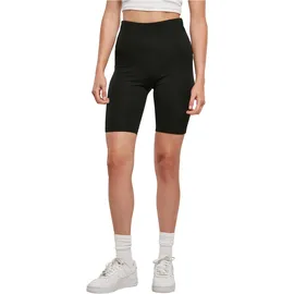 URBAN CLASSICS Ladies Organic Stretch Jersey Cycle Short schwarz