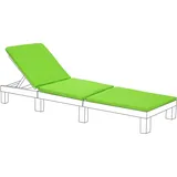 Gardenista Liegenauflage, Auflage für Gartenliege 194 x 66 x 5 cm,Auflagen für Deckchair,Polsterauflage für Sonnenliege Strandliege,Kissen für Liegestuhl Bezug der Kissen abnehmbar (Limette)