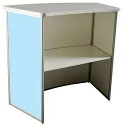 update displays Messetheke gerade, weiß 80,0 x 47,0 x 93,0 cm