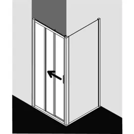 Kermi LIG3L090201PK, Gleittür Liga G3L 0900x