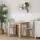 Homestyle4u Küchentisch 80 x 75 x 80 cm braun
