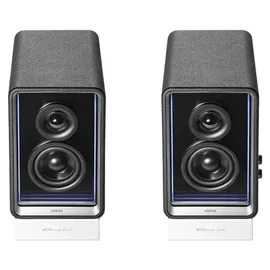 Edifier QR65 Aktive Design Lautsprecher (Regallautsprecher, Schwarz