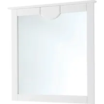 Home Affaire Spiegel HOME AFFAIRE "Klera", weiß, B:81cm H:81cm T:5cm, Glas, Spiegel, Breite 81 cm, aus massiver Kiefer, FSC-zertifiziert