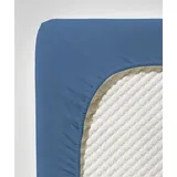 FLEURESSE Comfort 001117 Jersey 140 x 200 - 160 x 220 cm denim