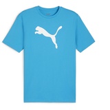 Puma Puma, Herren, Teamrise Logo Jersey Cotton (M), Blau, M