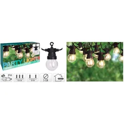 Lichterkette PARTY - schwarz
